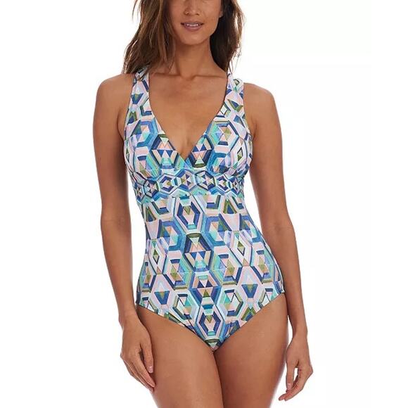 La Blanca | Women | Riviera Renewal Tummy Control One Piece Swimsuit | US 6 - Picture 15 of 15